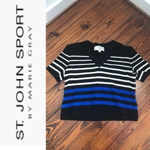St. John sport wool blend sweater